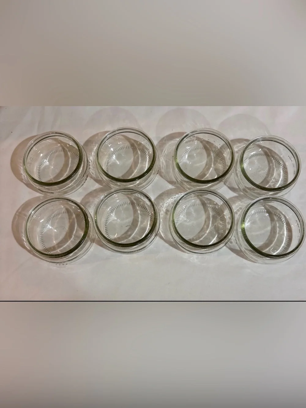 Clear Glasses For Dessert, Yogurt, Pudding . Set Of 8